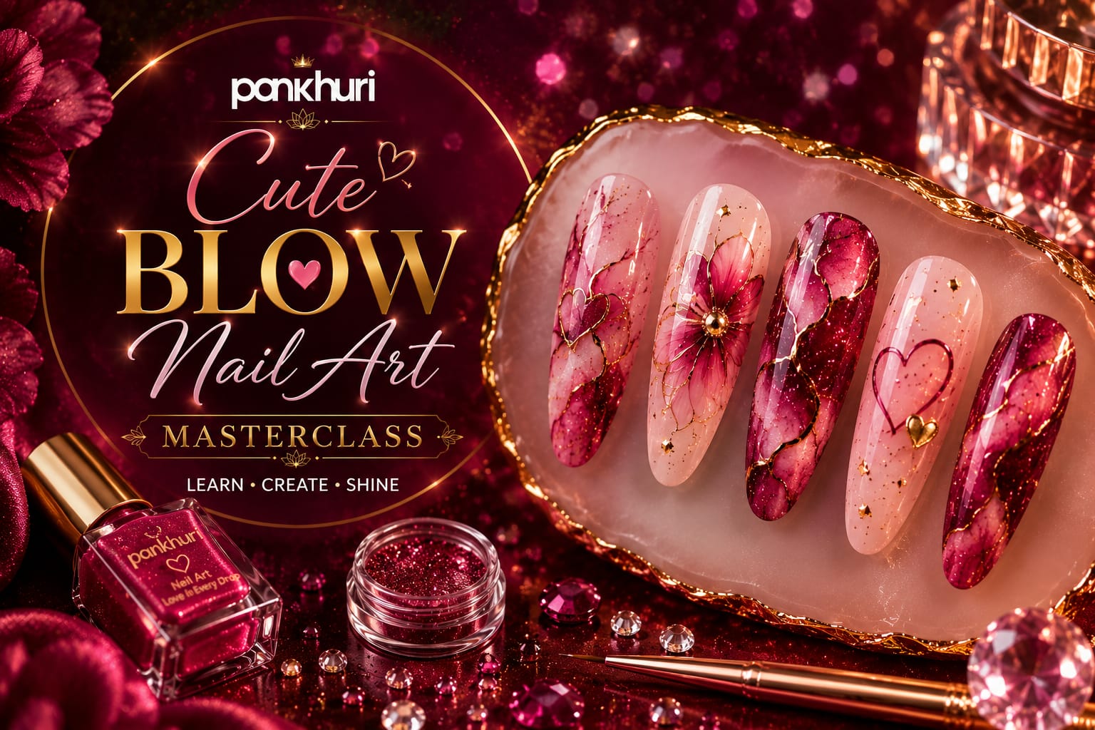 Cute Bow Nail Art Masterclass